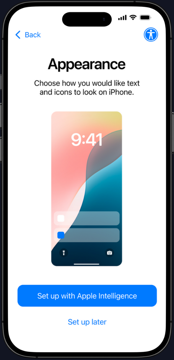 Image showing a screen from the iOS readablilty case study.